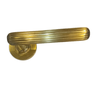 Lining Door Lever Handle on Rose -  Mat